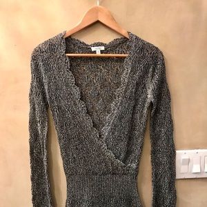 Cache Scalloped Knit Tunic